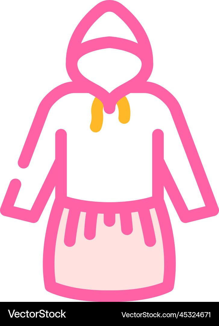Sweater dress tulle skirt girl baby cloth color Sweater dress tulle skirt girl baby cloth color vector image