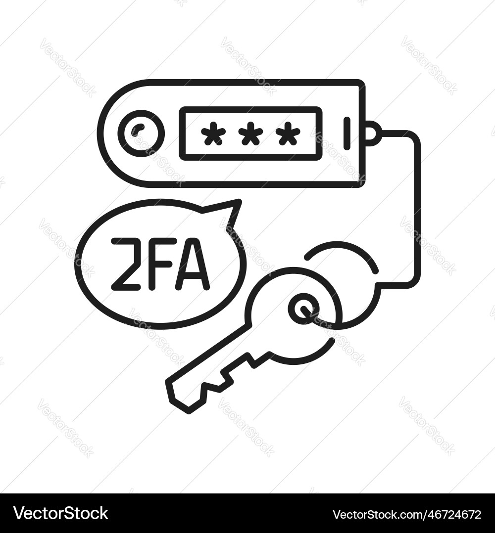 2fa password verification usb key authentication 2fa password verification usb key authentication vector image