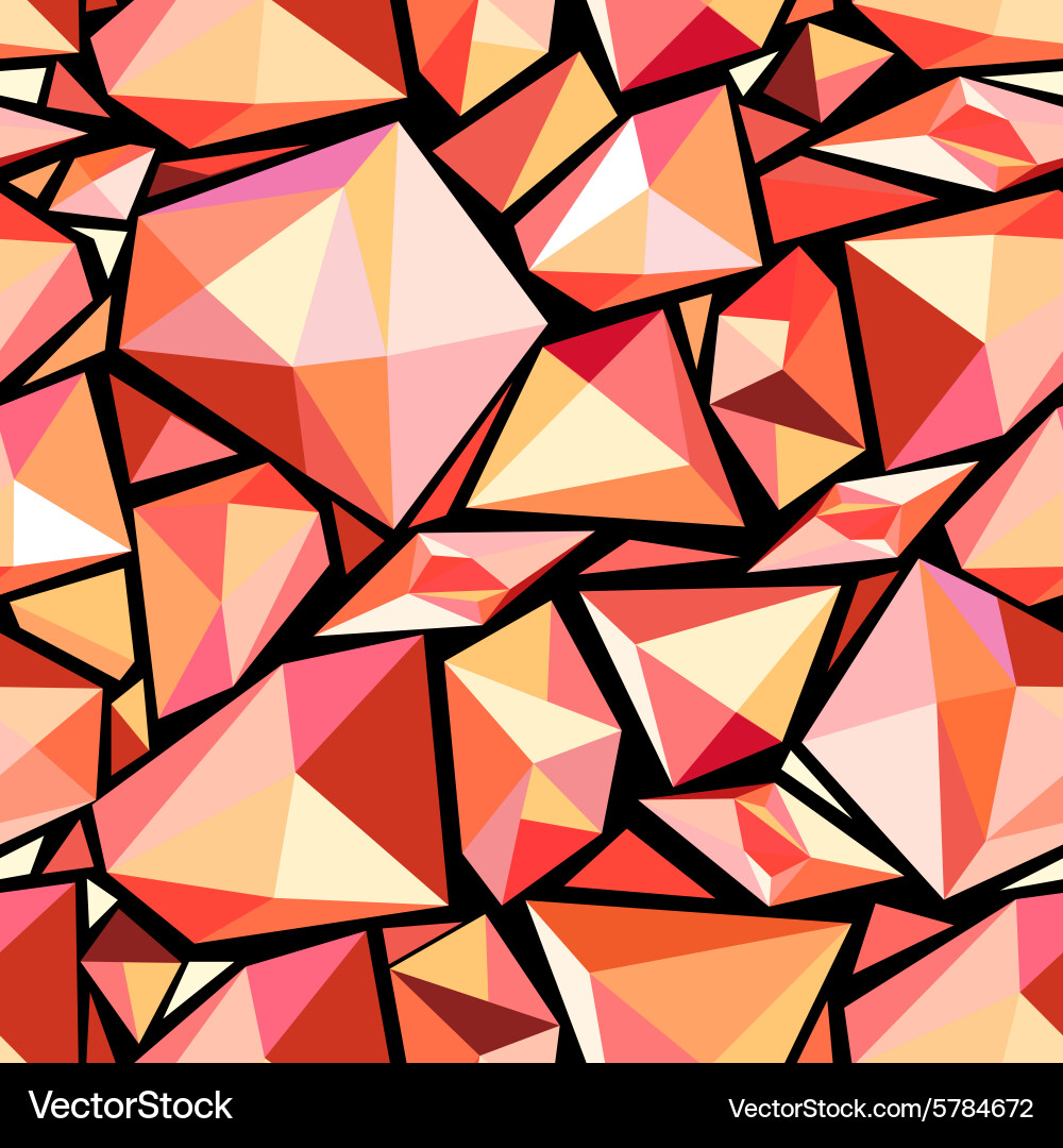 Abstract pattern polygons vector image