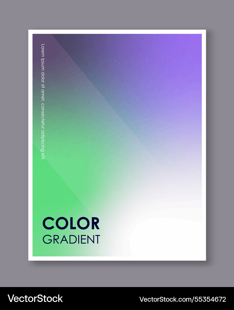 Color gradient poster abstract patterns Color gradient poster abstract patterns Vector Image
