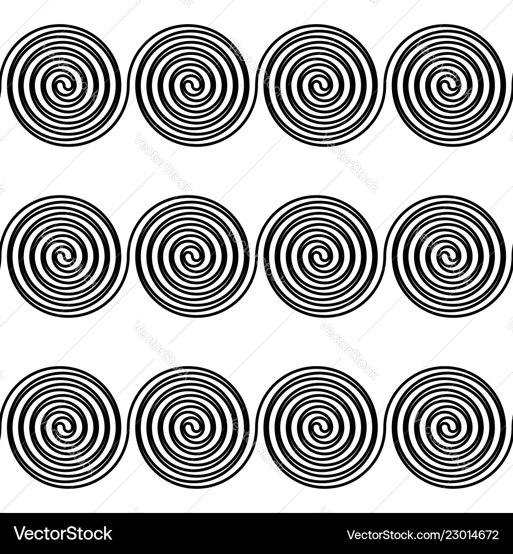 Design seamless spiral pattern Design seamless spiral pattern vector image