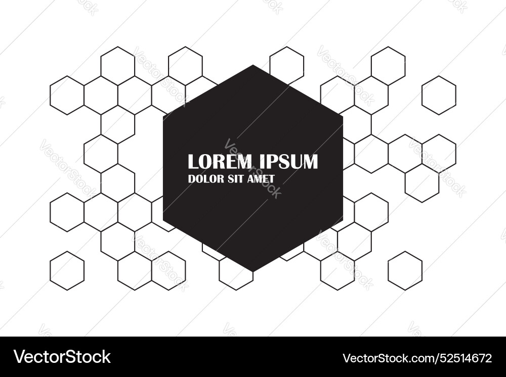 Hexagon grid icon in flat style hexagonal Hexagon grid icon in flat style hexagonal vector image