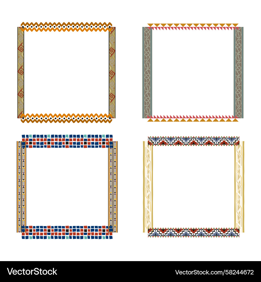 Pink Square Frame Icon - Soft Border Vector Image