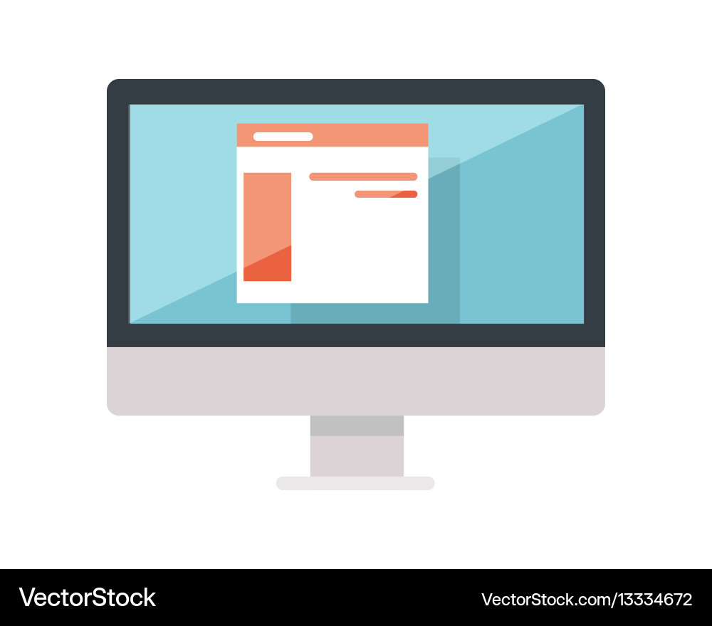 Website Monitoring & SEO Optimization vector image