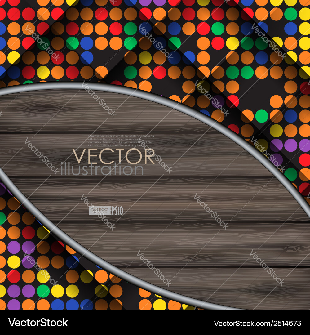 Abstract colorful mosaic pattern design Vector Image
