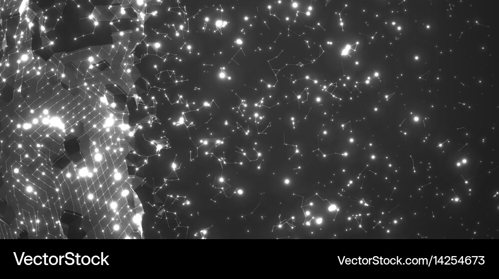 Abstract Particle Explosion vector image
