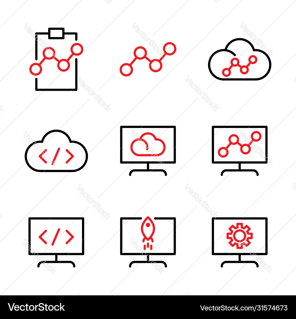 Basic search engine optimization icon include Basic search engine optimization icon include vector image