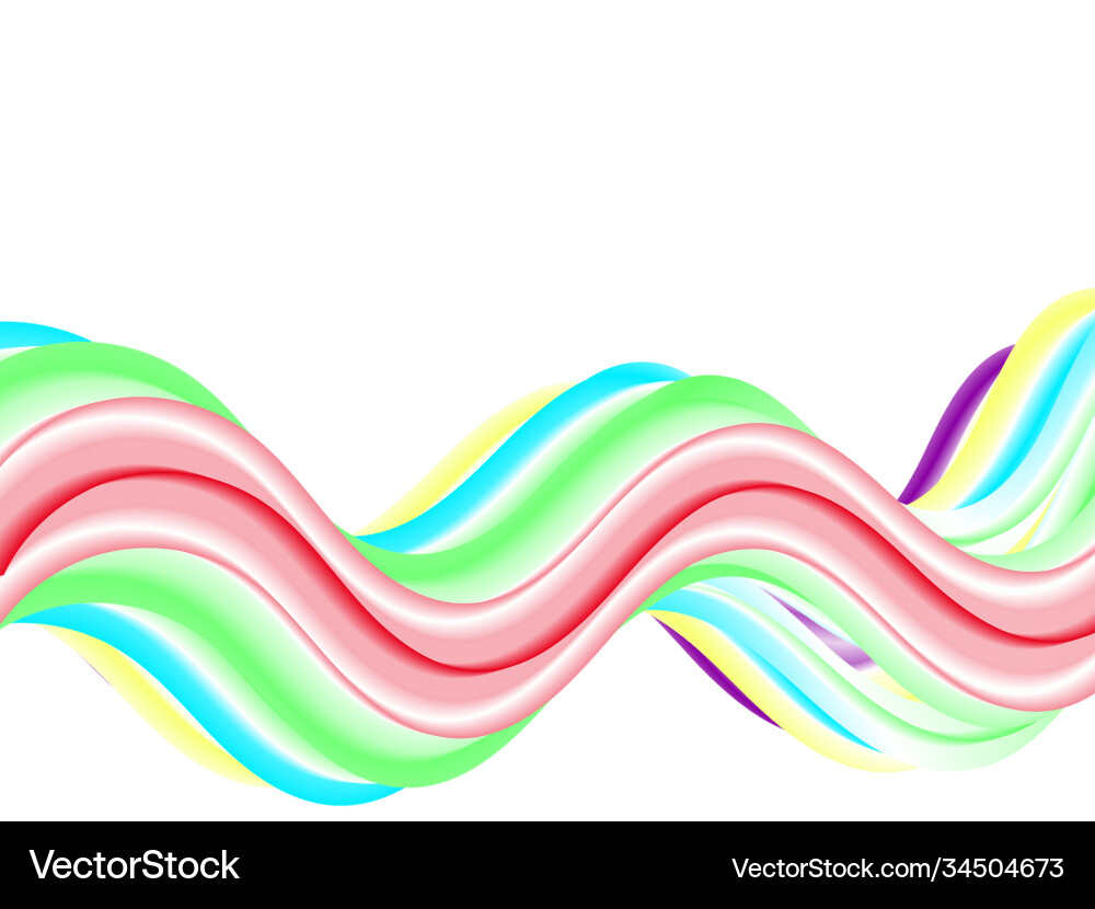 Decorative abstract color wave background design Decorative abstract color wave background design vector image