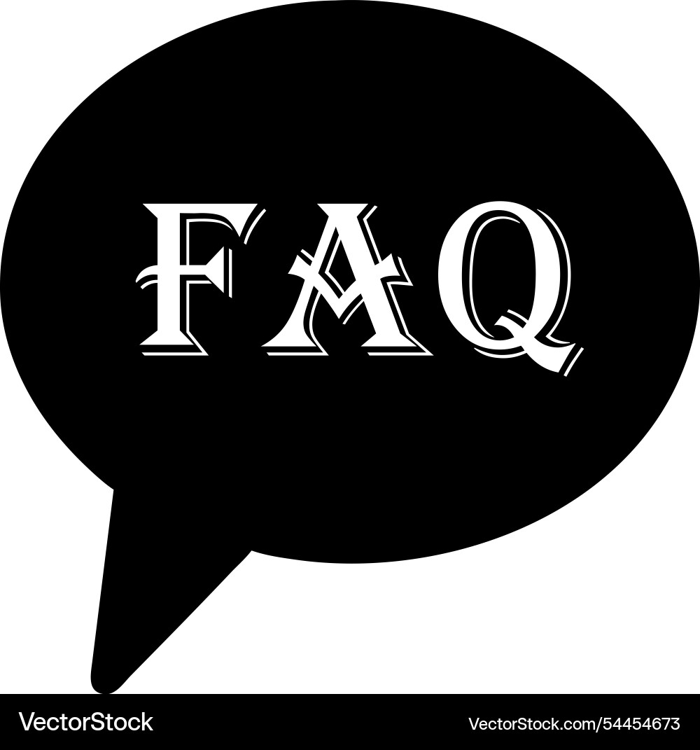 Faq icon Faq icon vector image