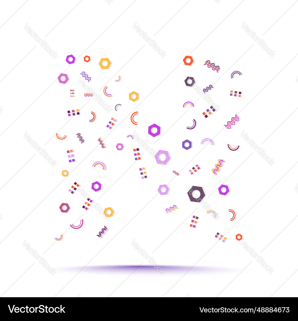 Minimal geometric trendy abstract shape pattern Vector Image