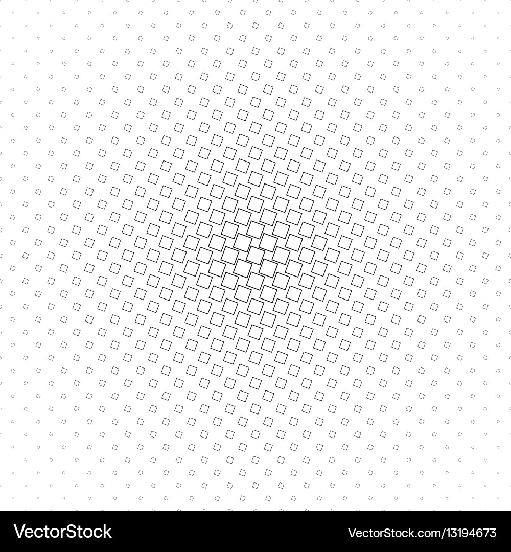 Monochrome geometric angular square pattern vector image