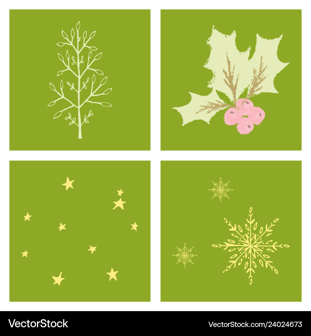 Set of snowflake icon sign design red background Vector Image