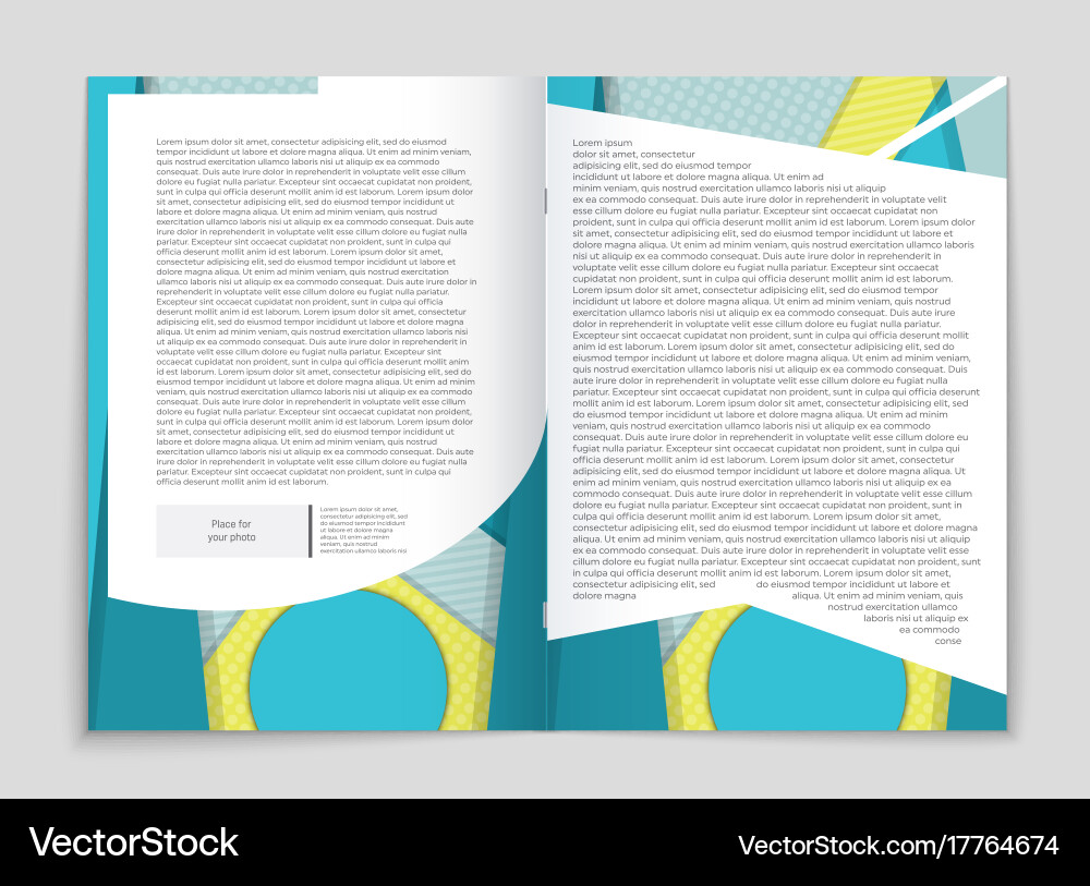 Abstract layout background set for art Vector Image