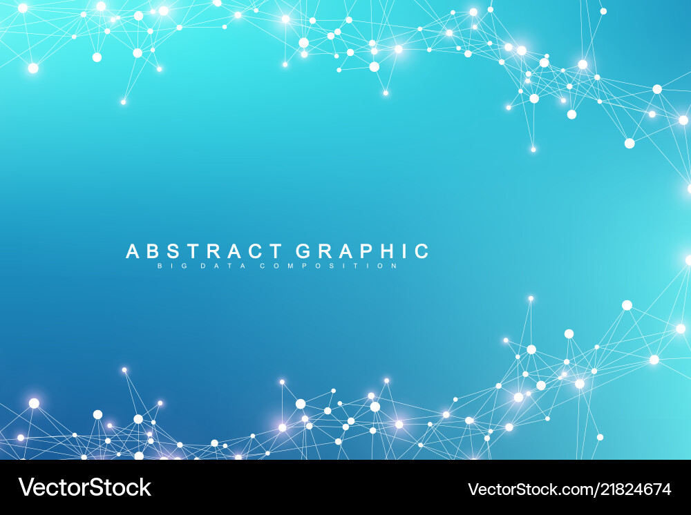 Big data visualization artificial intelligence Big data visualization artificial intelligence vector image