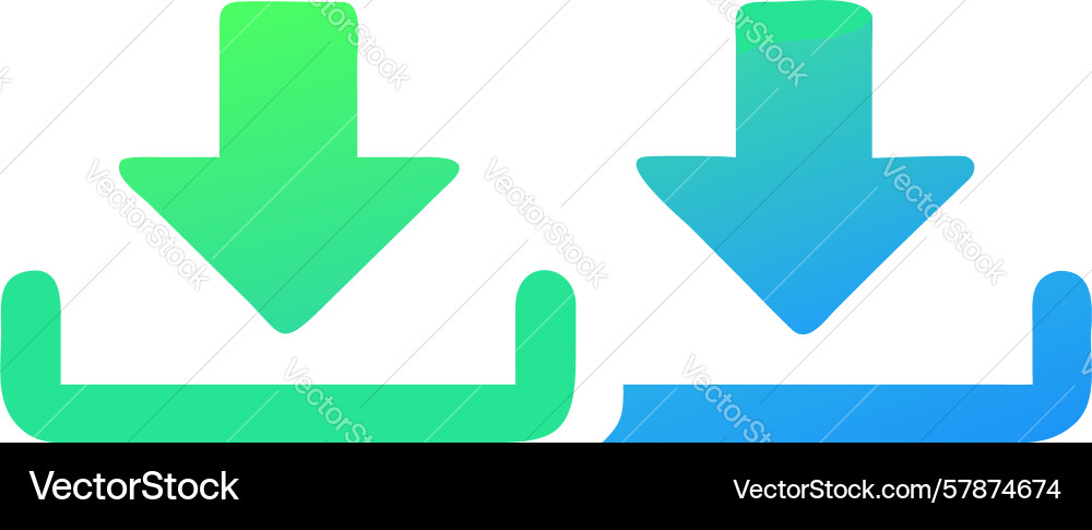 Cloud network download multiple icons design vector image