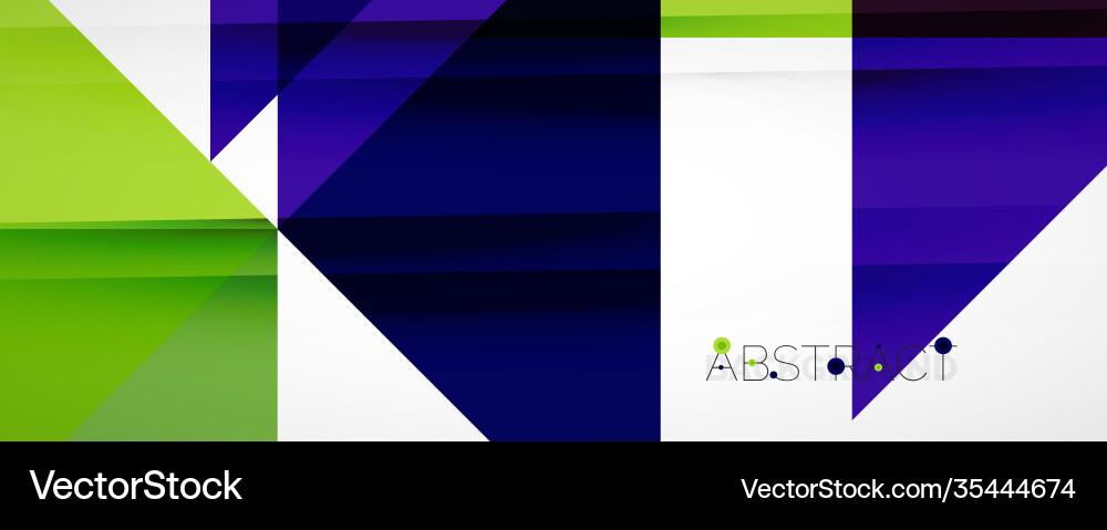 Geometric abstract background techno color Vector Image