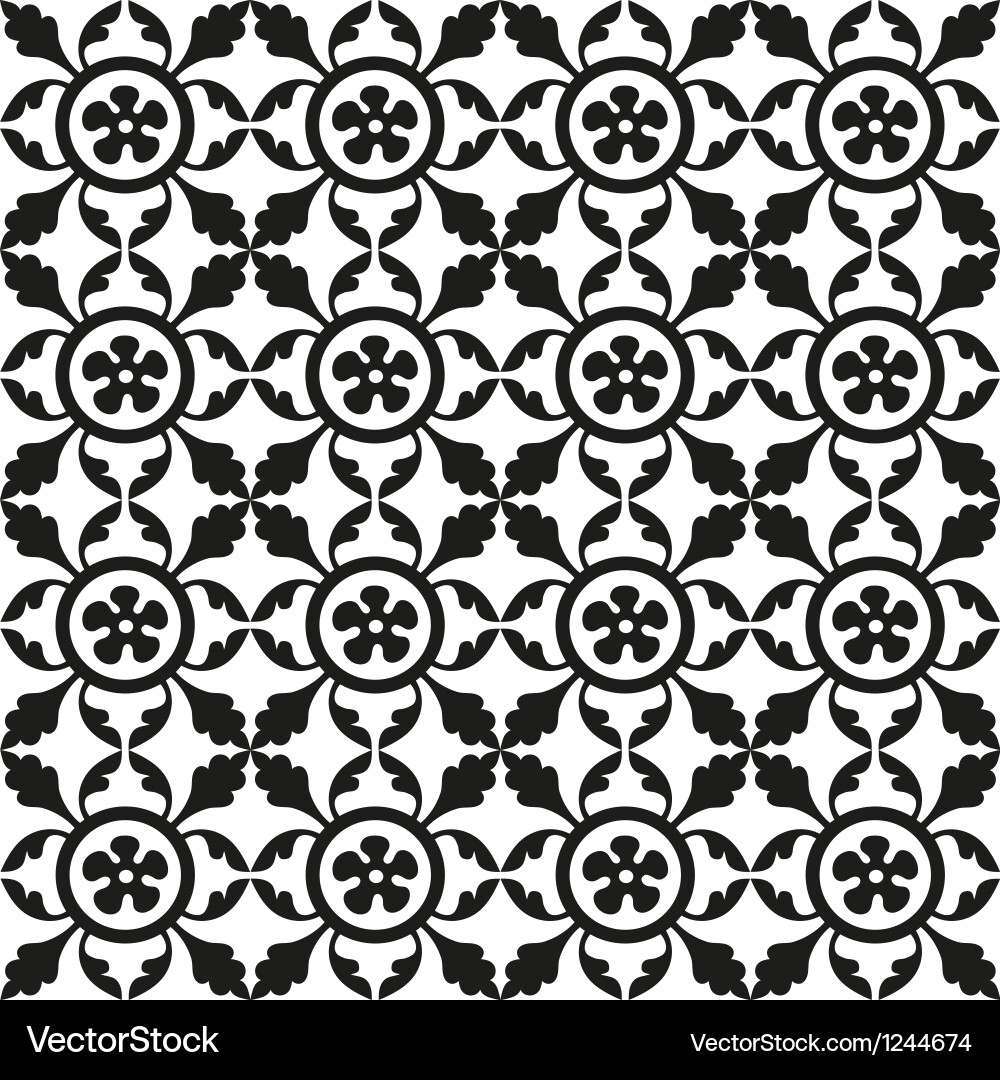 Intricate Medieval Patterns Vector Image