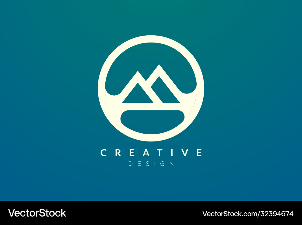 Logo design that combines circle objects Logo design that combines circle objects Vector Image