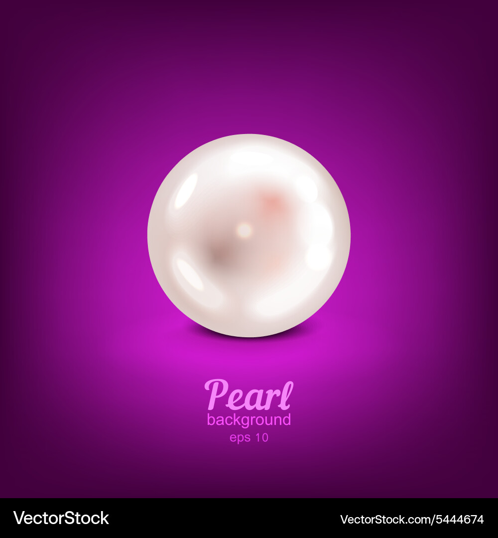 Pearl Royalty Free Vector Image - VectorStock