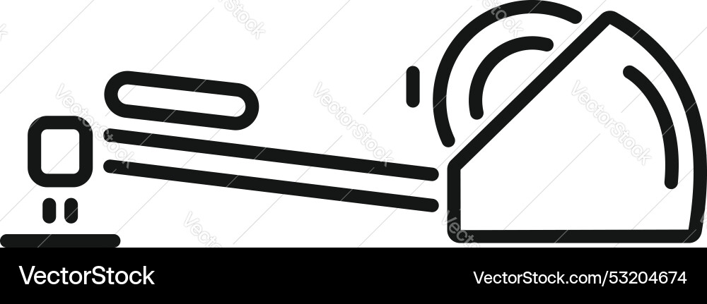Smart production line delivering product Smart production line delivering product vector image