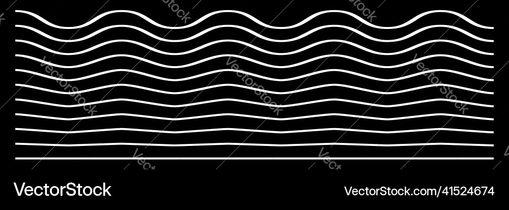 Wavy waving zigzag crisscross line stripe element Wavy waving zigzag crisscross line stripe element Vector Image