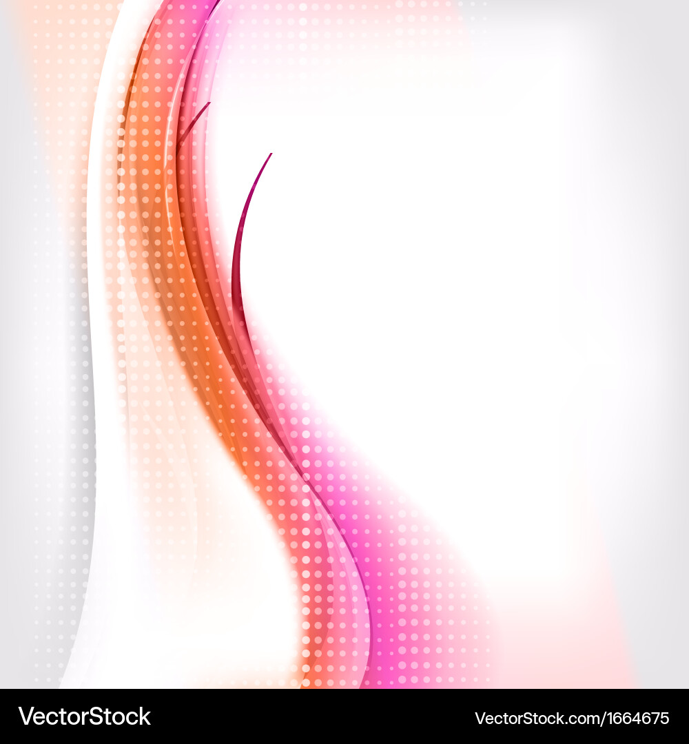 Abstract background with waves and lines vector image
