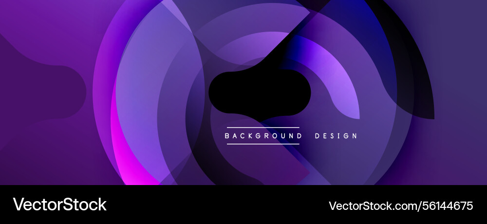 Abstract purple design overlapping circles create Abstract purple design overlapping circles create Vector Image