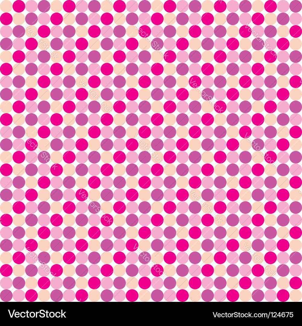 Colorful Circle Seamless Pattern Vector Image