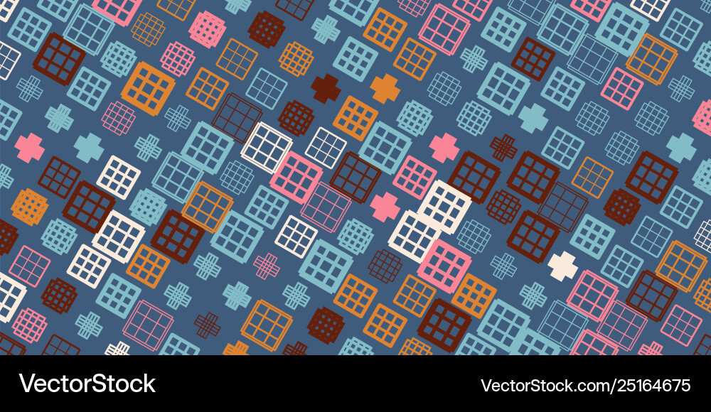 Creative abstract design from random repetitive Creative abstract design from random repetitive vector image