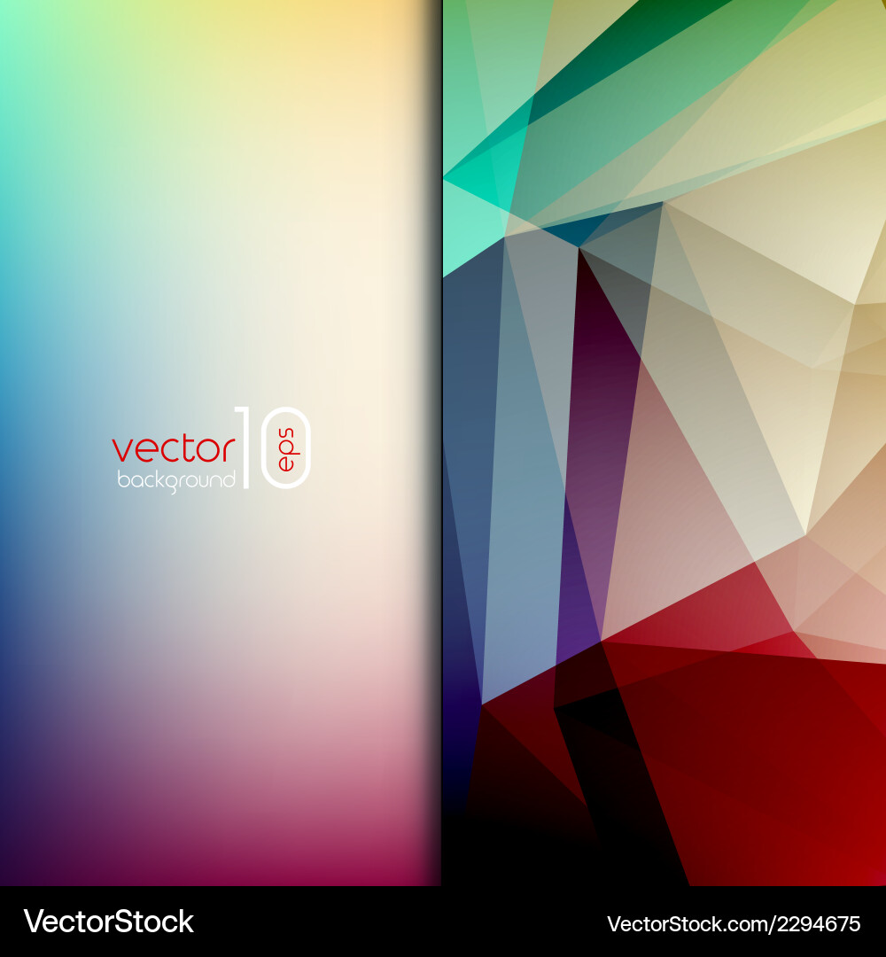 Dynamic Polygonal Shiny Background vector image