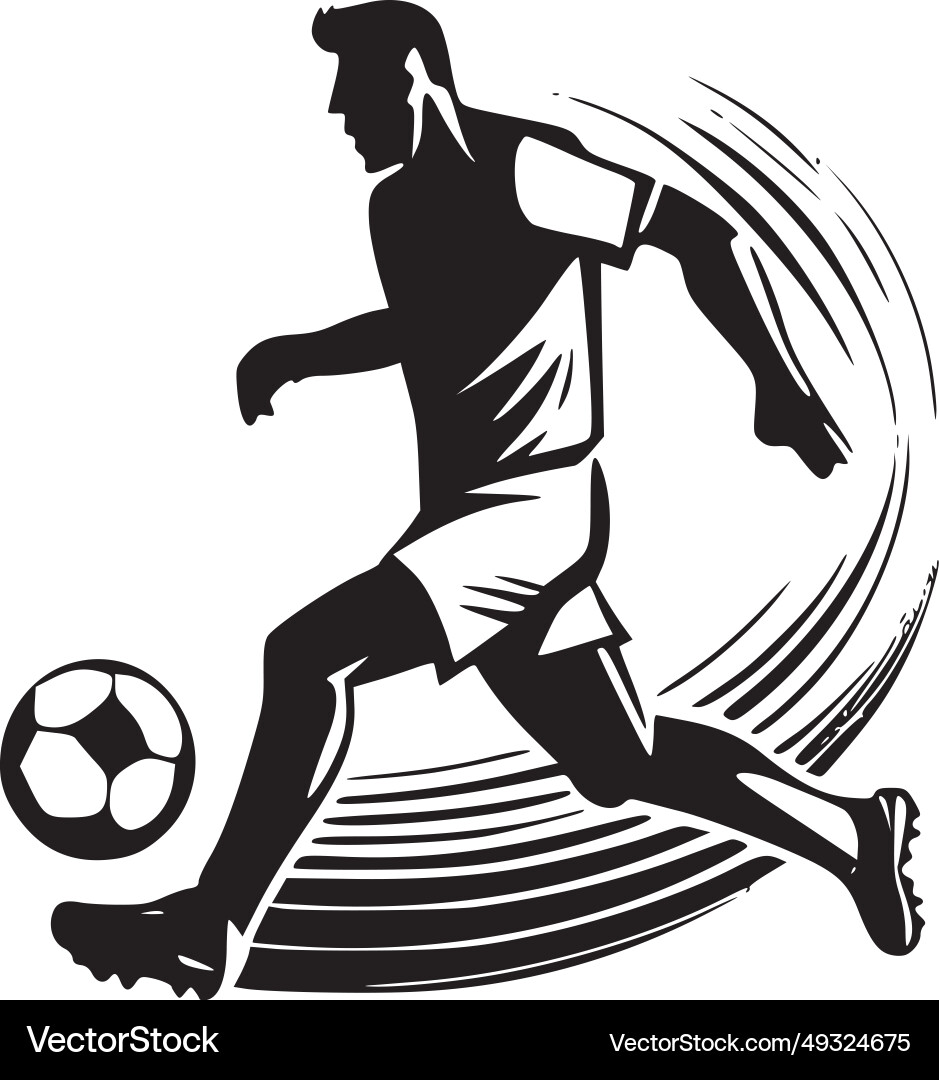 Fußball - hochwertiges Logo ideal für T-Shirt Fußball - hochwertiges Logo ideal für T-Shirt vektorbild