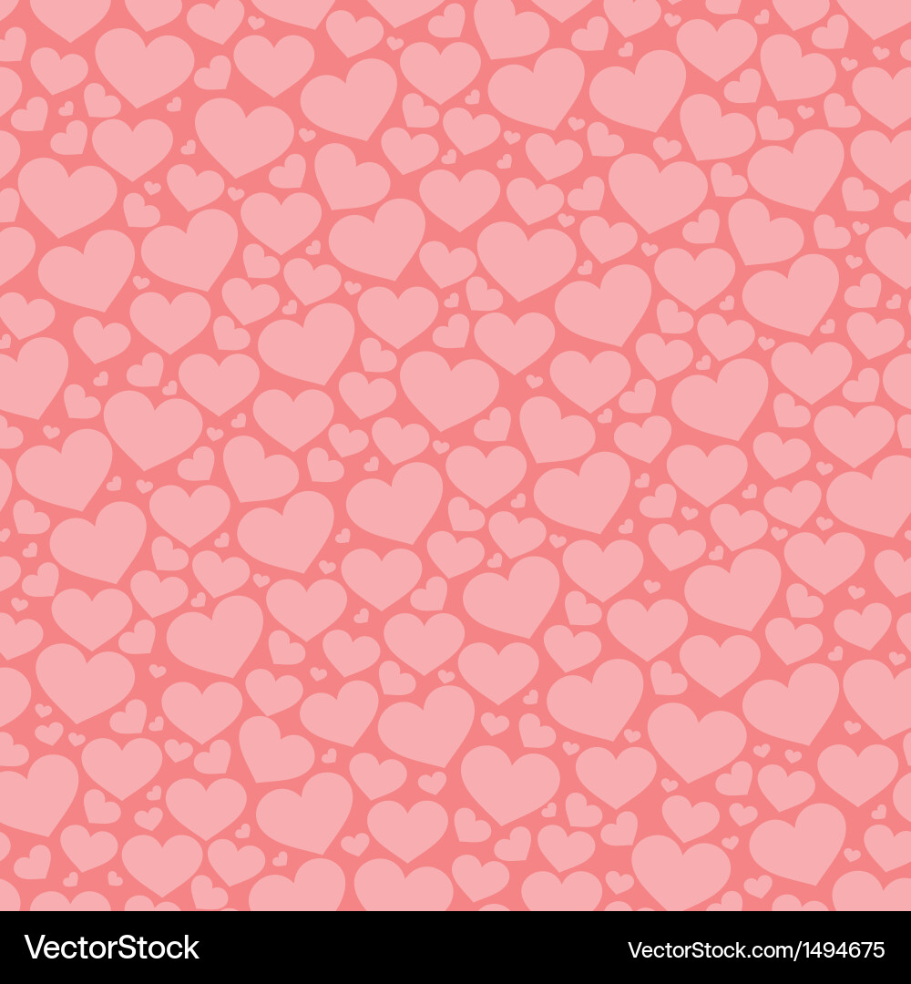 Heart Pattern Abstract vector image