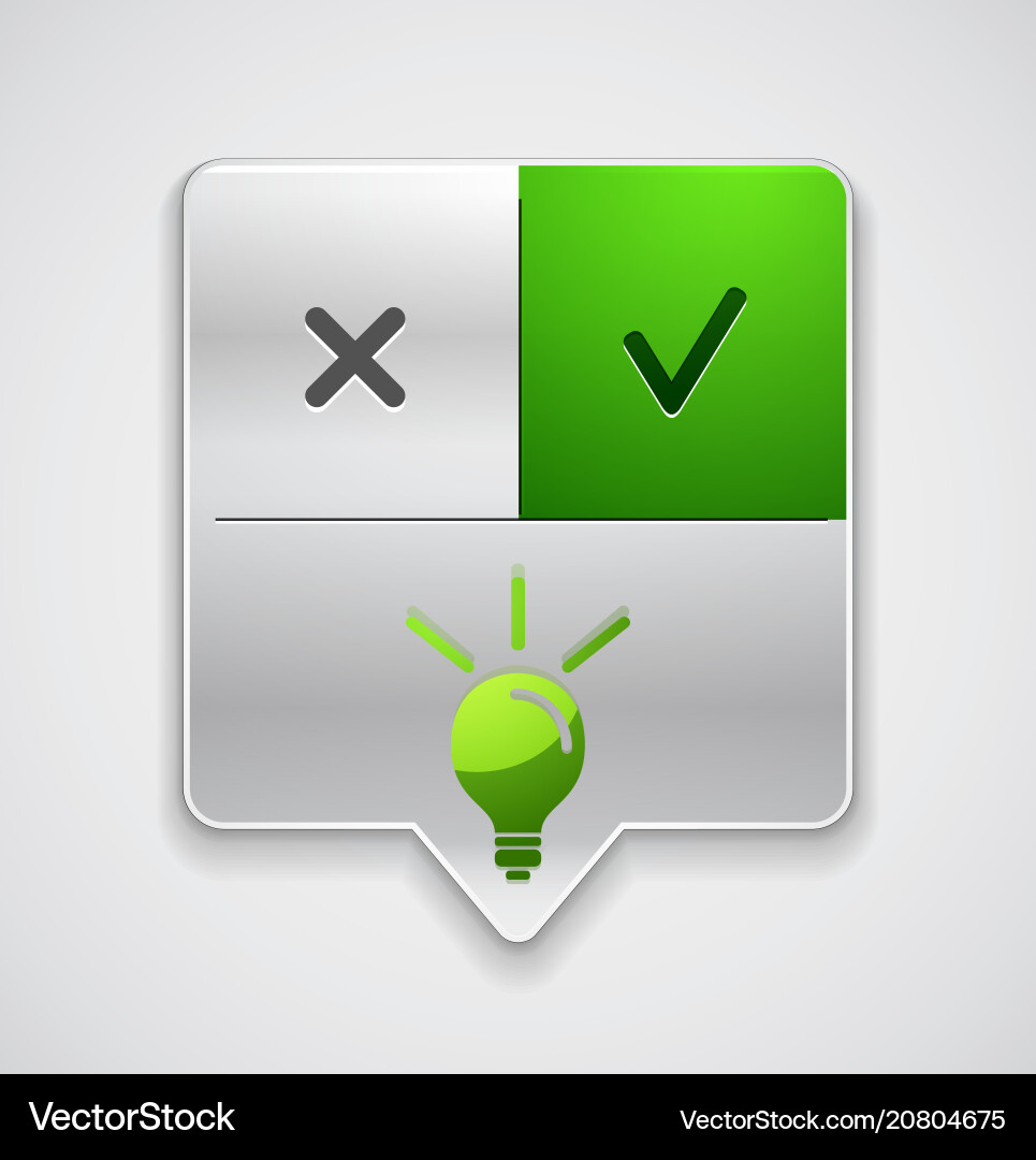 Light bulb new idea concept web button Light bulb new idea concept web button Vector Image