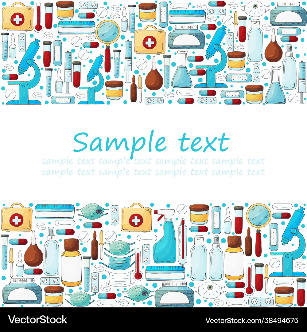 Rectangular frame text laboratory assistant Vector Image
