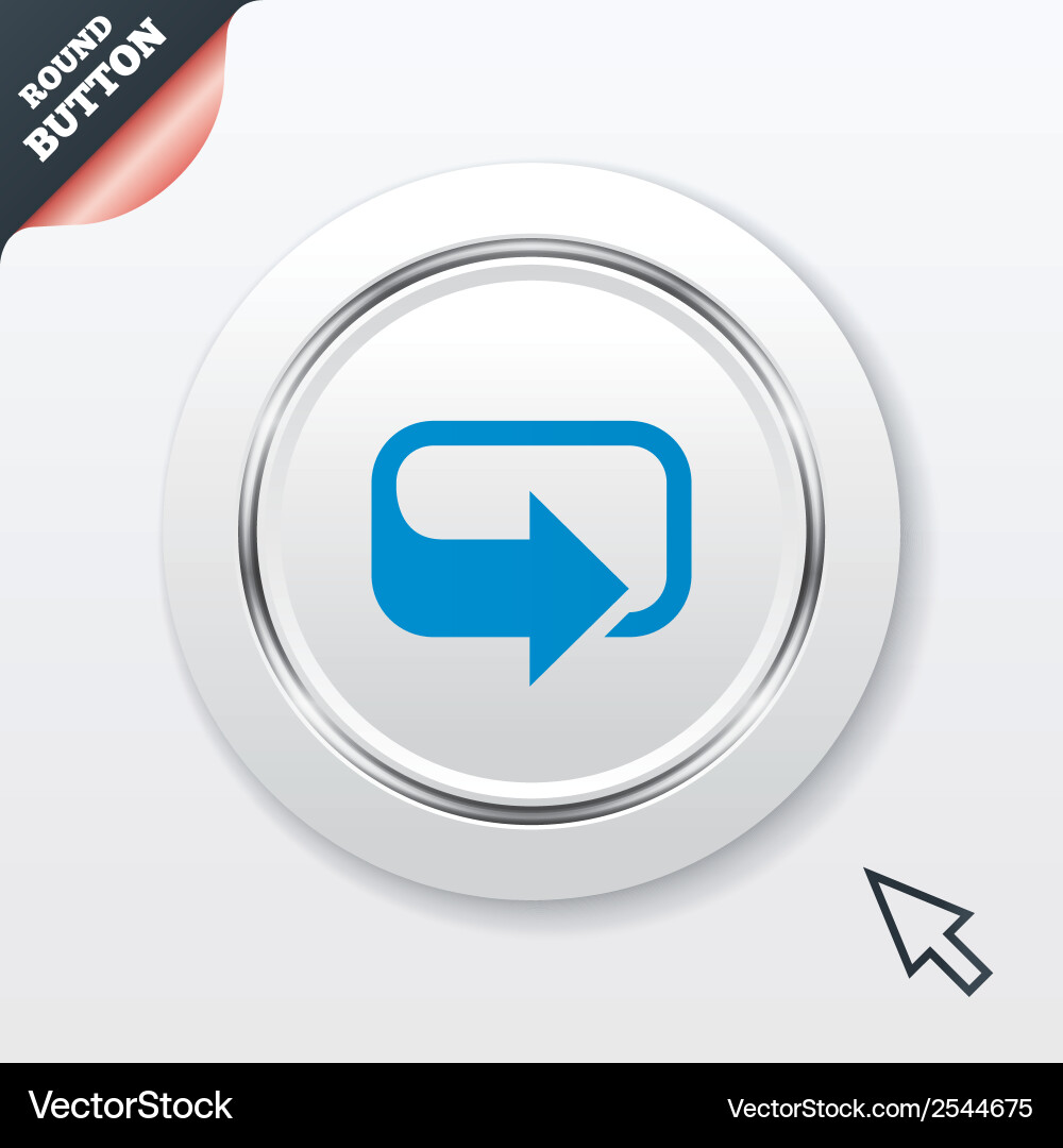 Rotation icon repeat symbol refresh sign Vector Image