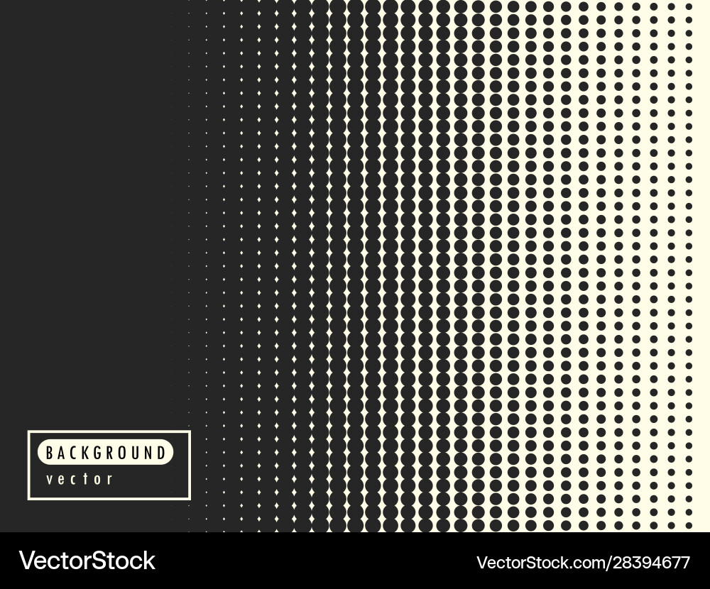Abstract retro halftone dots overlay element vector image