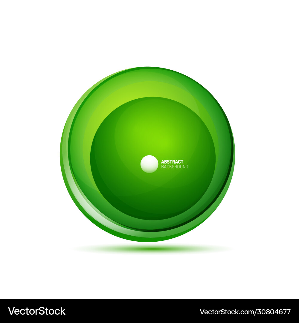 Circle button or banner for text design template Vector Image