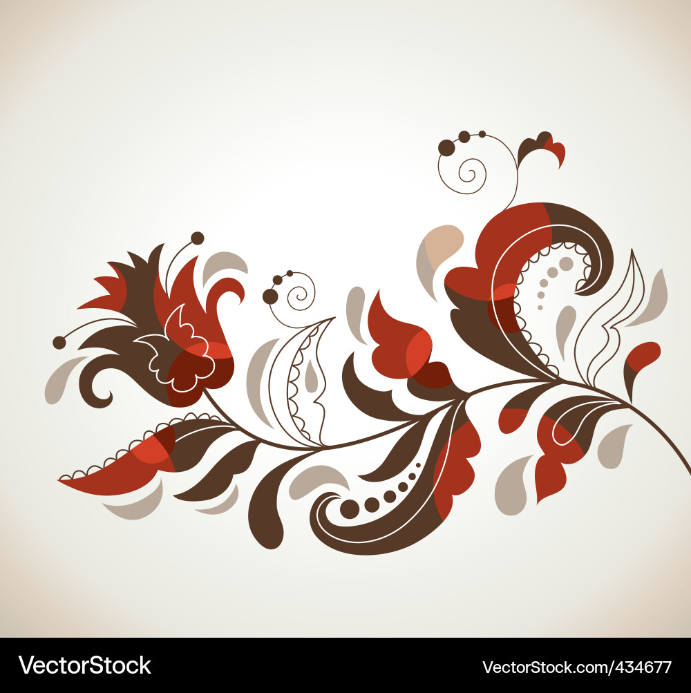 Eleganter Blumenhintergrund Vektorbild