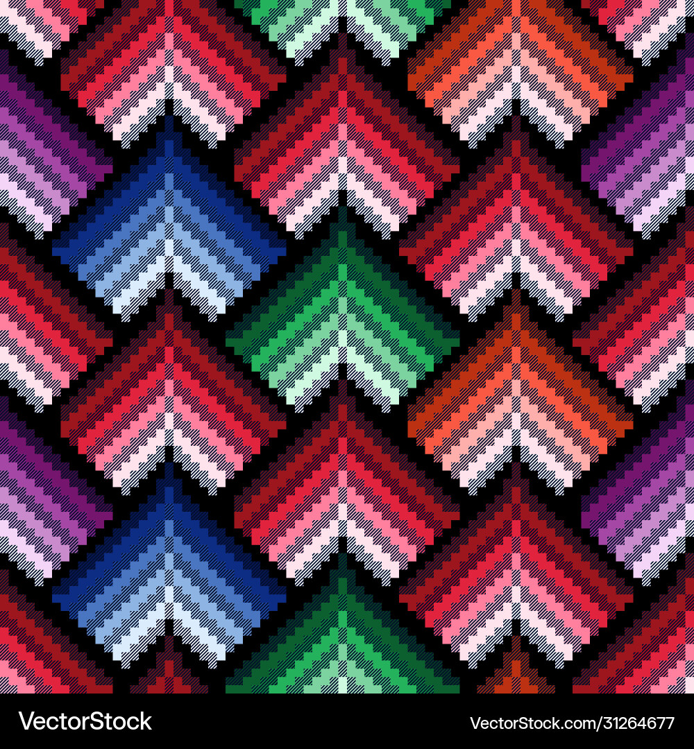 Seamless pattern with multicolor elements Seamless pattern with multicolor elements vector image