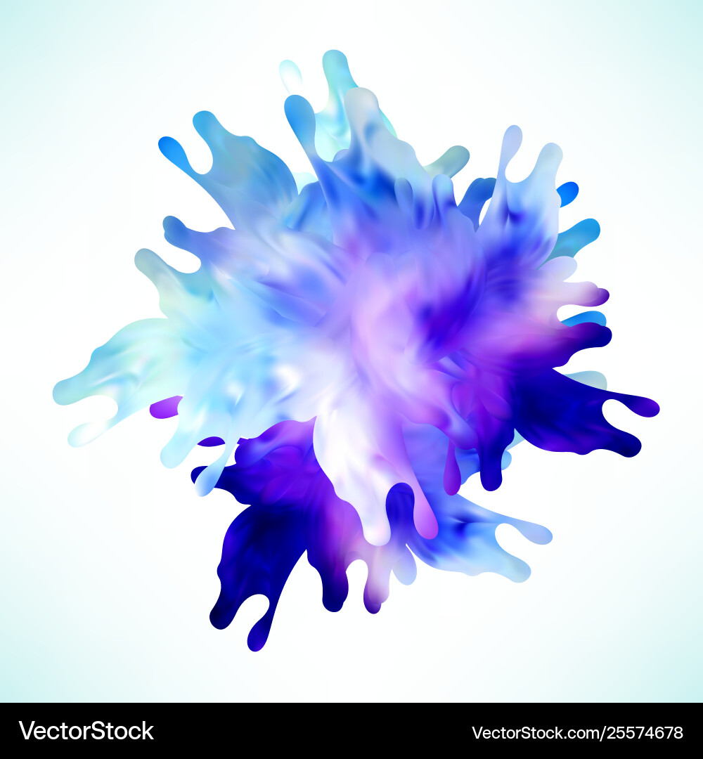 Abstract Splash Art Background vector image