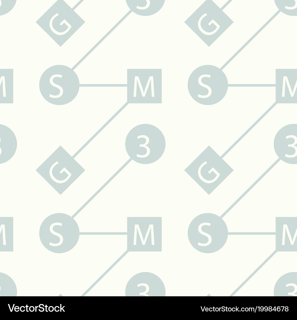 Abstract system typography coded seamless pattern Vector Image