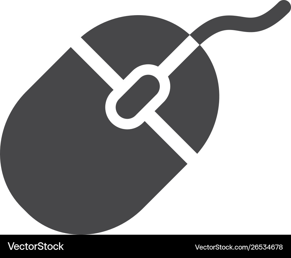 Computer mouse icon simple sign for web site Computer mouse icon simple sign for web site vector image