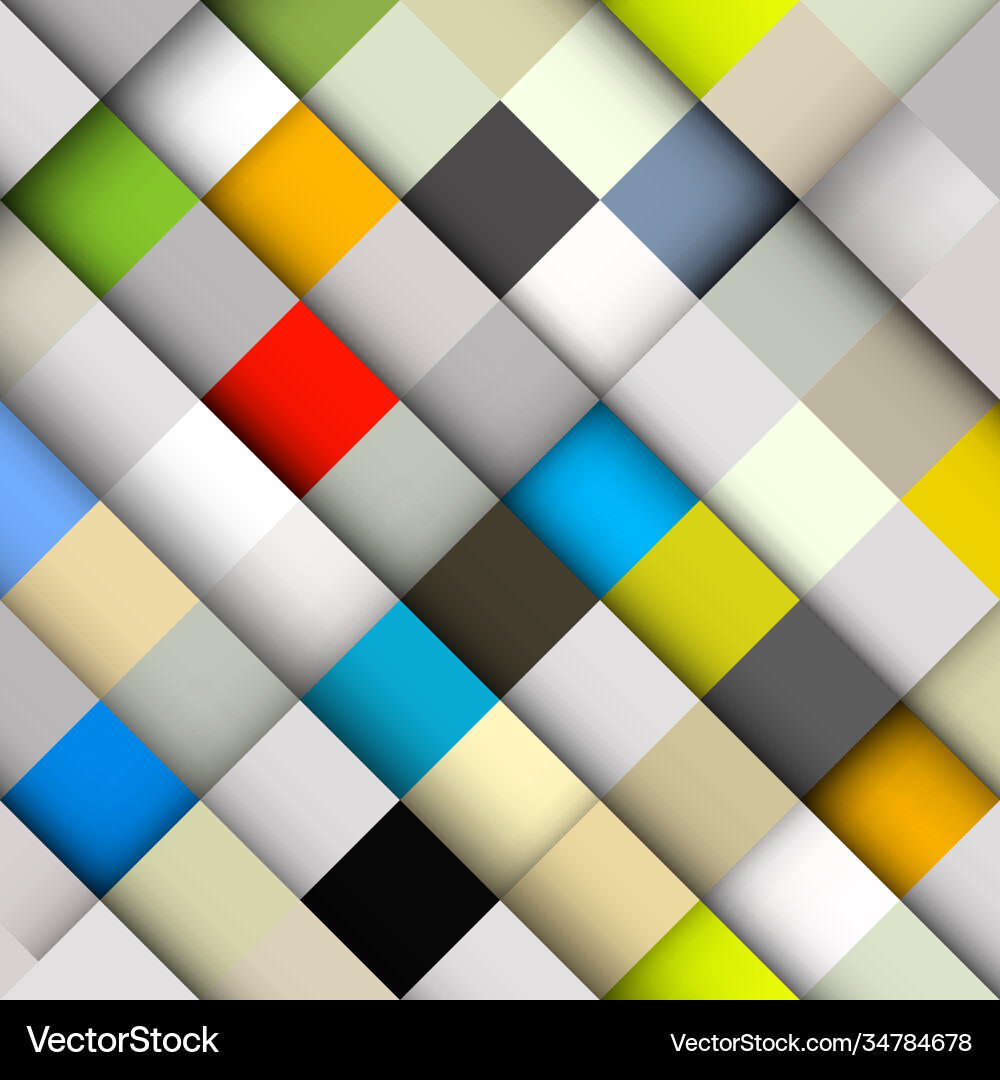 Diagonal colorful squares abstract backdrop Diagonal colorful squares abstract backdrop vector image