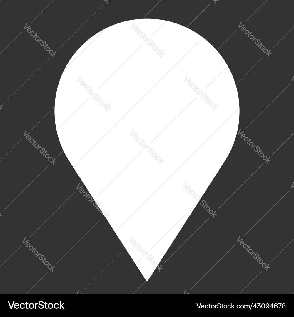 Map marker pin icon location address Vector Image