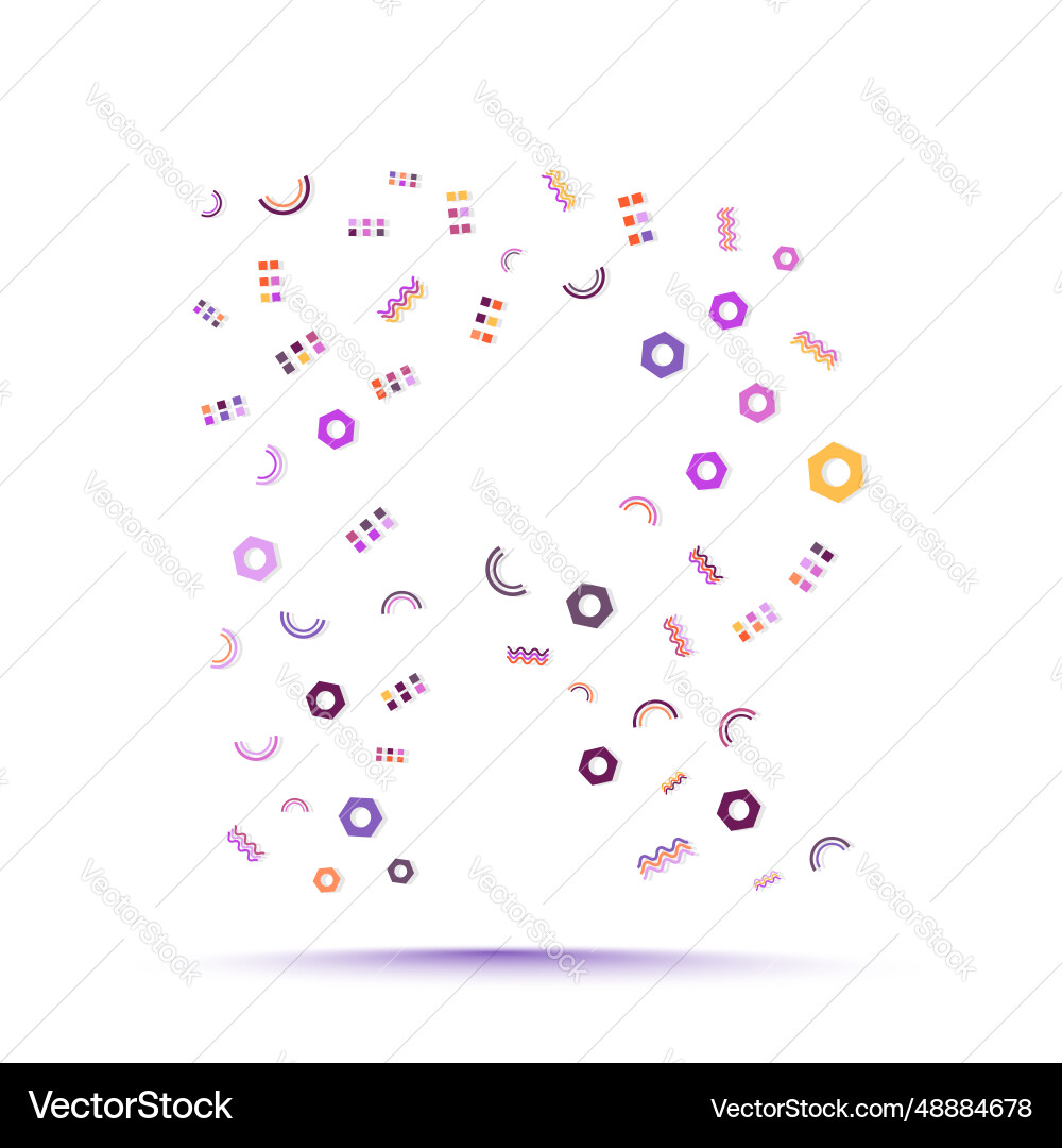 Minimal geometric trendy abstract shape pattern Vector Image