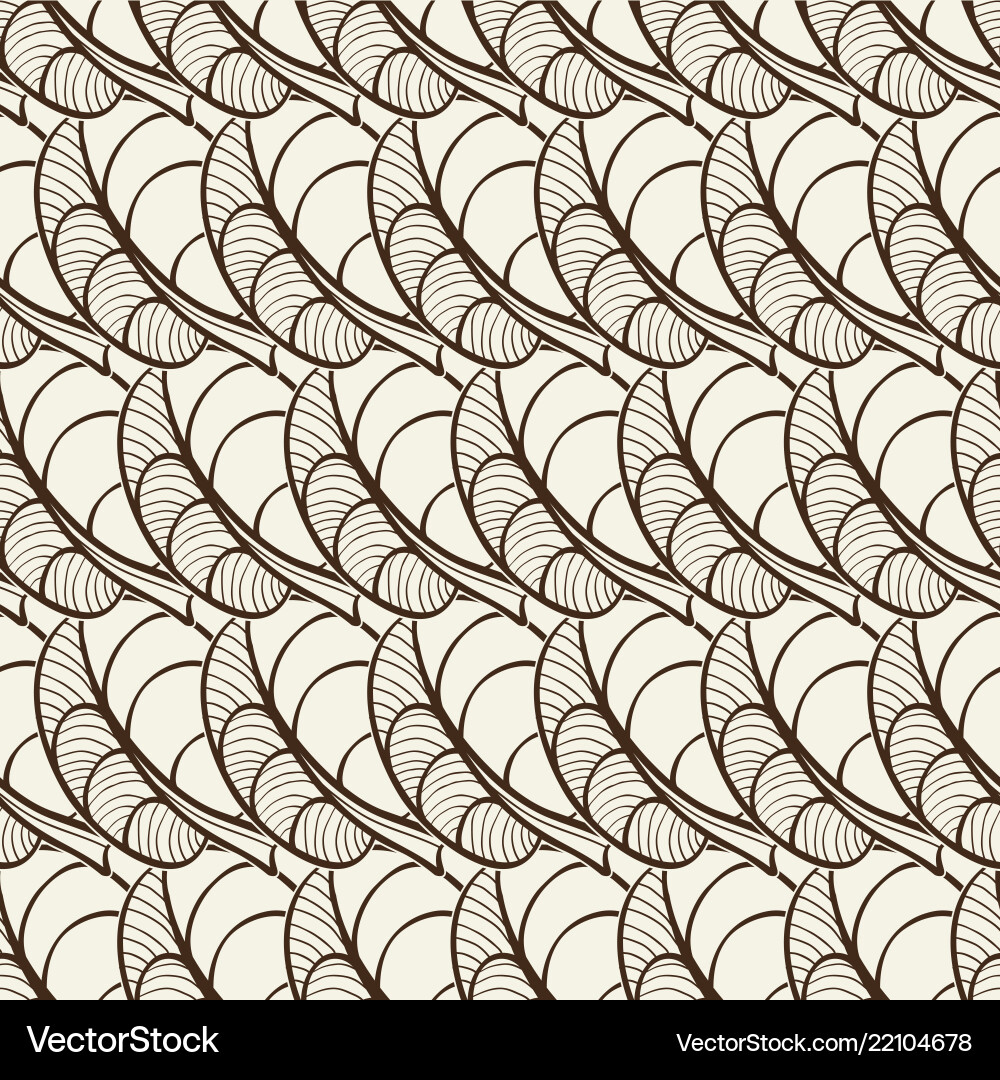 Monochrome seamless pattern with flakes elements Monochrome seamless pattern with flakes elements vector image