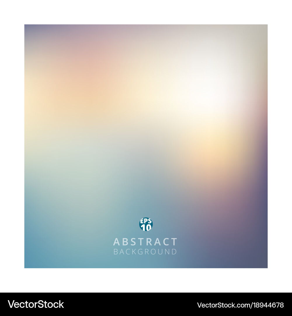 Retro Blurred Gradient Background Vector Image