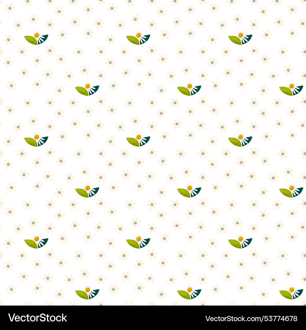 Tiny spring feelings seamless pattern design Tiny spring feelings seamless pattern design Vector Image