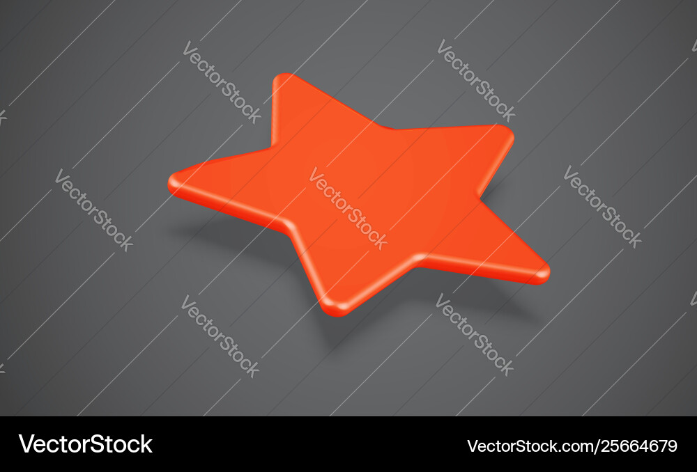 3d star rating or background 3d star rating or background vector image