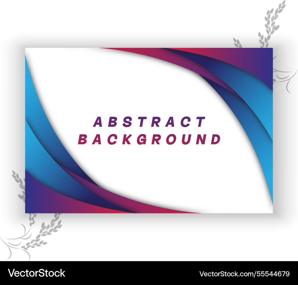 Abstract background template Vector Image